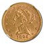 1894 $5 Liberty Gold Half Eagle MS-61 NGC