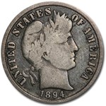 1894 Barber Dime VG