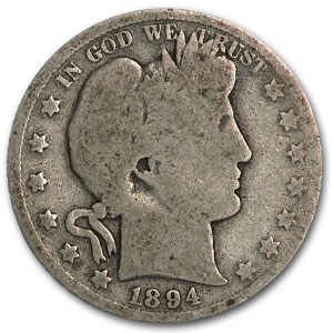 1894 Barber Half Dollar AG