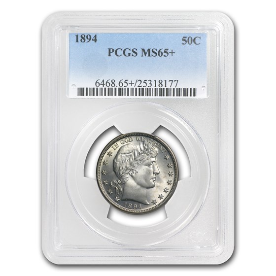 1894 Barber Half Dollar MS-65+ PCGS 1894 Barber Half Dollar MS-65+ PCGS
