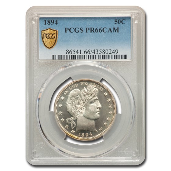 1894 Barber Half Dollar PR-66 Cameo PCGS 1894 Barber Half Dollar PR-66 Cameo PCGS
