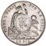 1894 Guatemala Peso BU (Overstruck on Peruvian Sol)