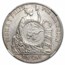 1894 Guatemala Peso Counterstamped on a Peru 1 Sol AU-58 NGC