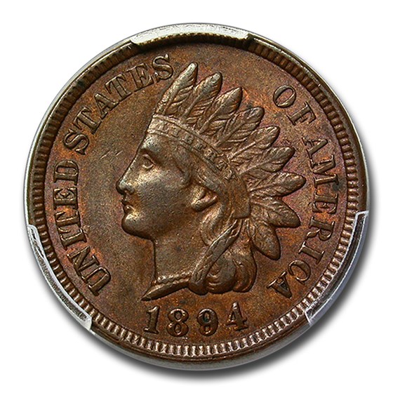 1894 Indian Head Cent MS-62 PCGS (Brown) 1894 Indian Head Cent MS-62 PCGS (Brown)