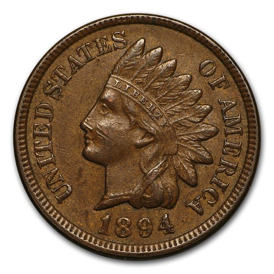 1894 Indian Head Cent XF