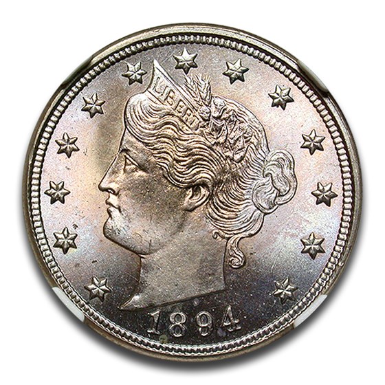 1894 Liberty Head V Nickel MS-66 NGC