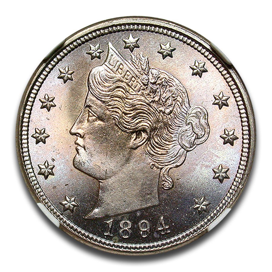 1894 Liberty Head V Nickel MS-66 NGC