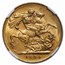 1894-M Australia Gold Sovereign Victoria Veiled Head MS-61 NGC