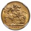 1894-M Australia Gold Sovereign Victoria Veiled Head MS-62 NGC