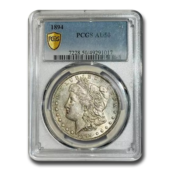 1894 Morgan Dollar AU-50 PCGS 1894 Morgan Dollar AU-50 PCGS