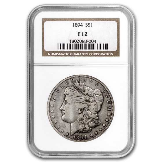 1894 Morgan Dollar Fine-12 NGC