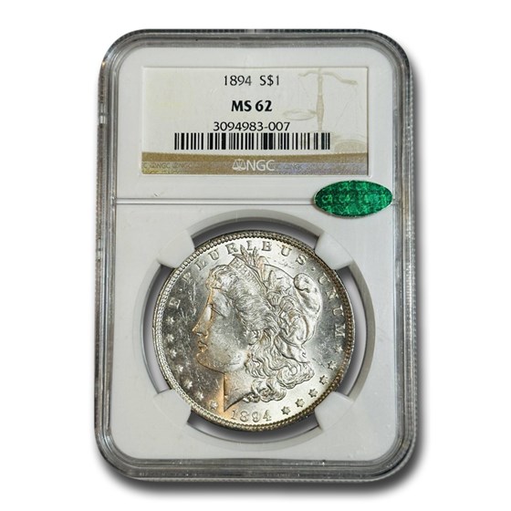 1894 Morgan Dollar MS-62 NGC CAC 1894 Morgan Dollar MS-62 NGC CAC