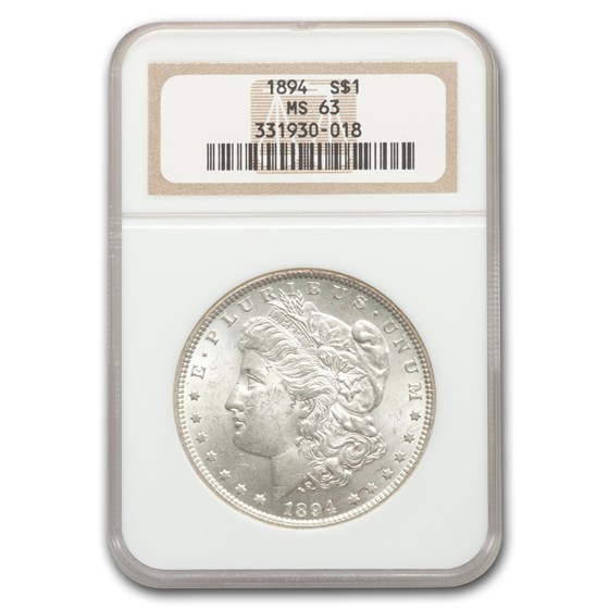 1894 Morgan Dollar MS-63 NGC