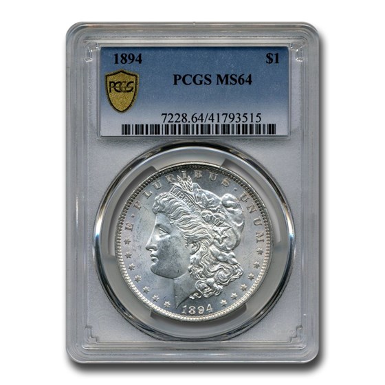 1894 Morgan Dollar MS-64 PCGS 1894 Morgan Dollar MS-64 PCGS