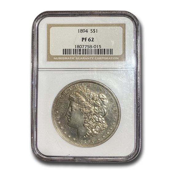 1894 Morgan Dollar PF-62 NGC 1894 Morgan Dollar PF-62 NGC