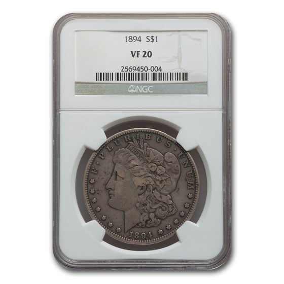 1894 Morgan Dollar VF-20 NGC 1894 Morgan Dollar VF-20 NGC