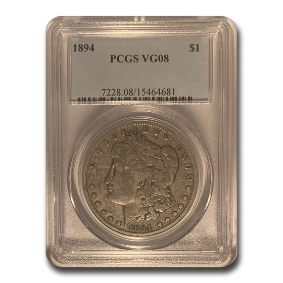1894 Morgan Dollar VG-8 PCGS 1894 Morgan Dollar VG-8 PCGS