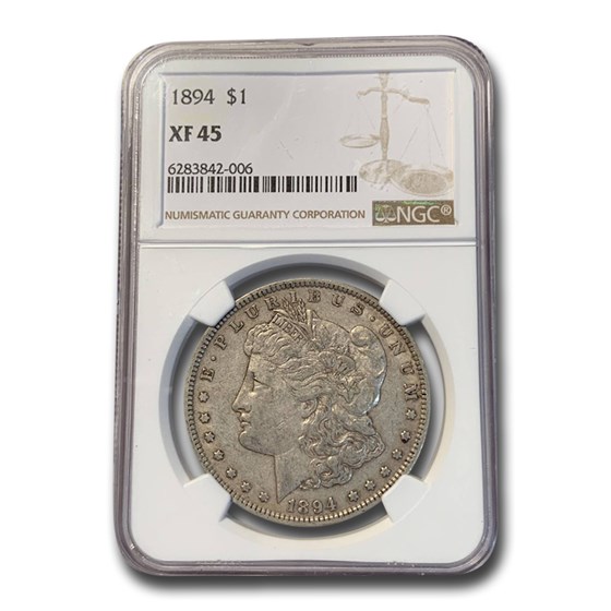 1894 Morgan Dollar XF-45 NGC (Semi-Key Date) 1894 Morgan Dollar XF-45 NGC (Semi-Key Date)