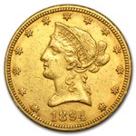 1894-O $10 Liberty Gold Eagle AU