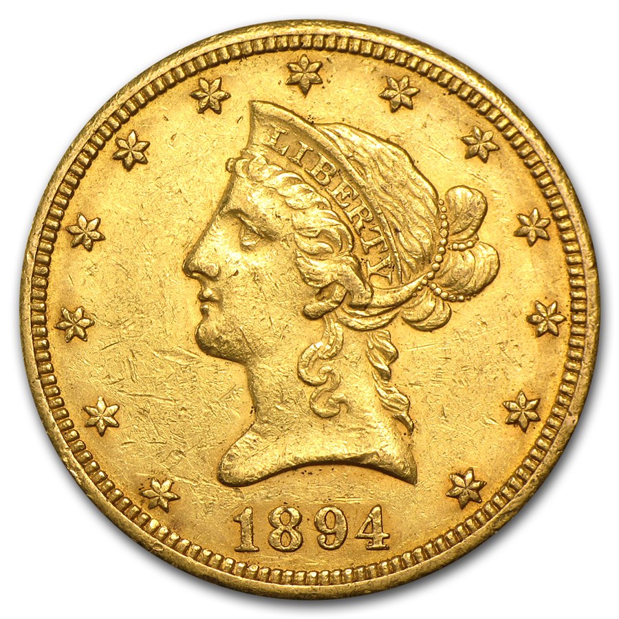 1894-O $10 Liberty Gold Eagle AU