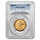 1894-O $10 Liberty Gold Eagle MS-62 PCGS