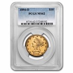 1894-O $10 Liberty Gold Eagle MS-62 PCGS