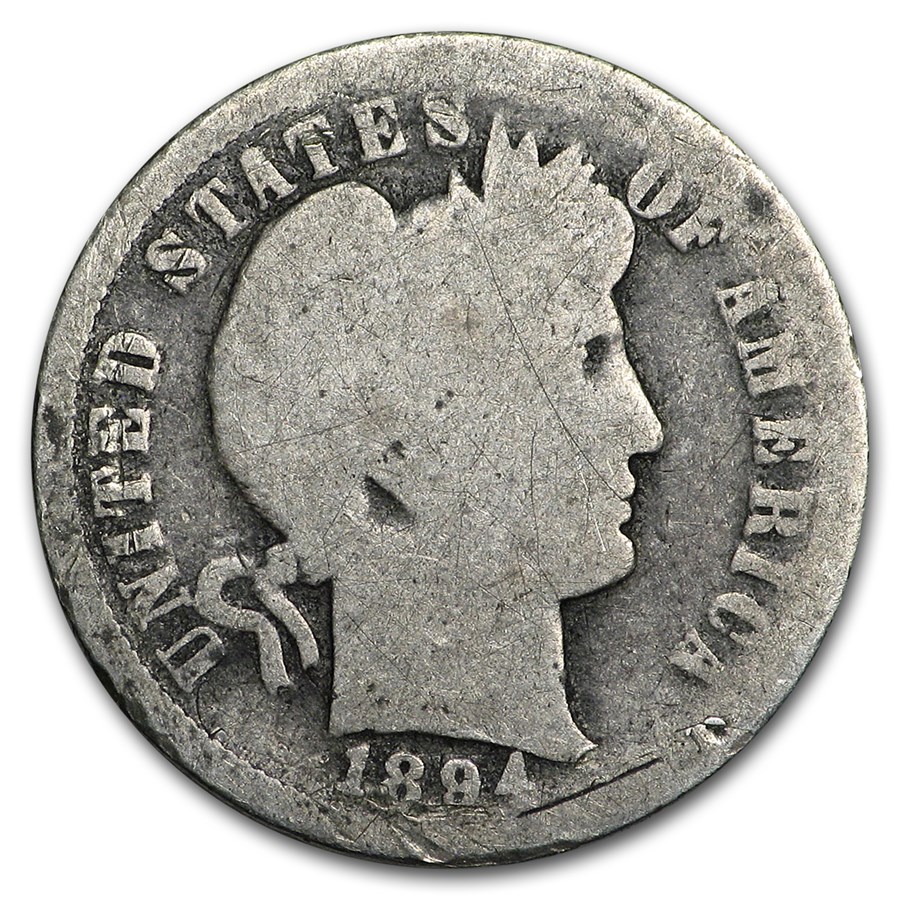1894-O Barber Dime AG