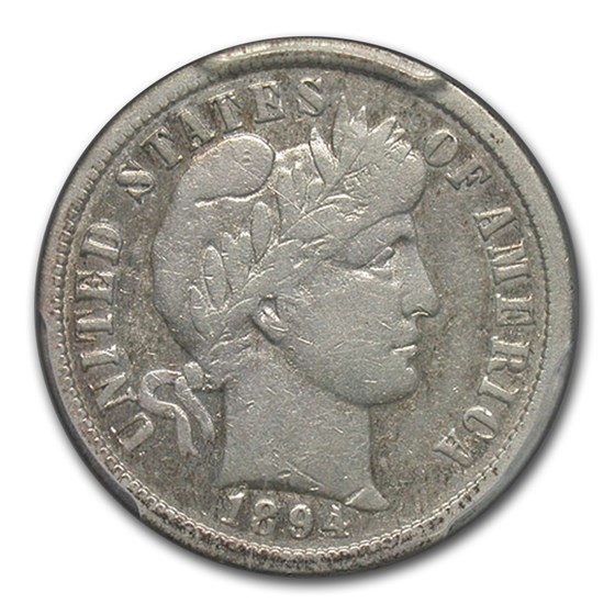 1894-O Barber Dime VF-20 PCGS 1894-O Barber Dime VF-20 PCGS