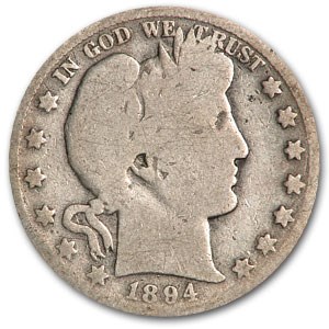 1894-O Barber Half Dollar AG 1894-O Barber Half Dollar AG