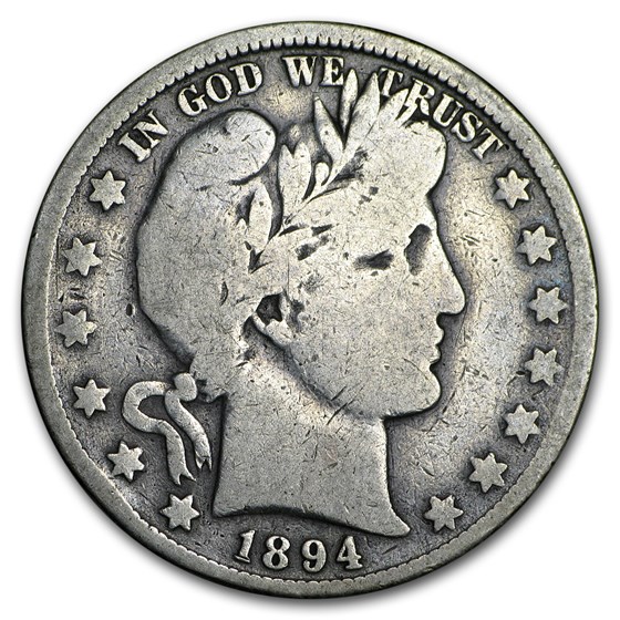 1894-O Barber Half Dollar Good 1894-O Barber Half Dollar Good