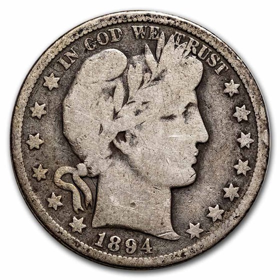 1894-O Barber Half Dollar VG 1894-O Barber Half Dollar VG