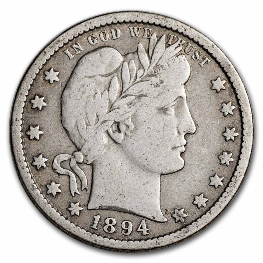 1894-O Barber Quarter Fine