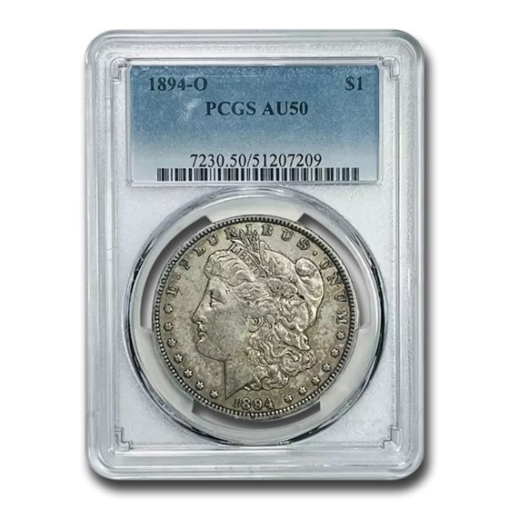 1894-O Morgan Dollar AU-50 PCGS 1894-O Morgan Dollar AU-50 PCGS