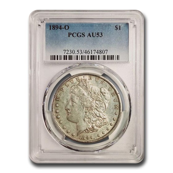 1894-O Morgan Dollar AU-53 PCGS 1894-O Morgan Dollar AU-53 PCGS