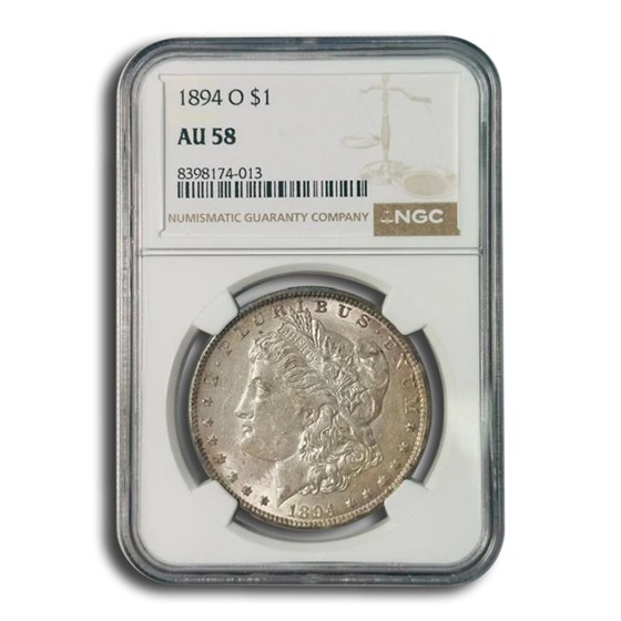 1894-O Morgan Dollar AU-58 NGC