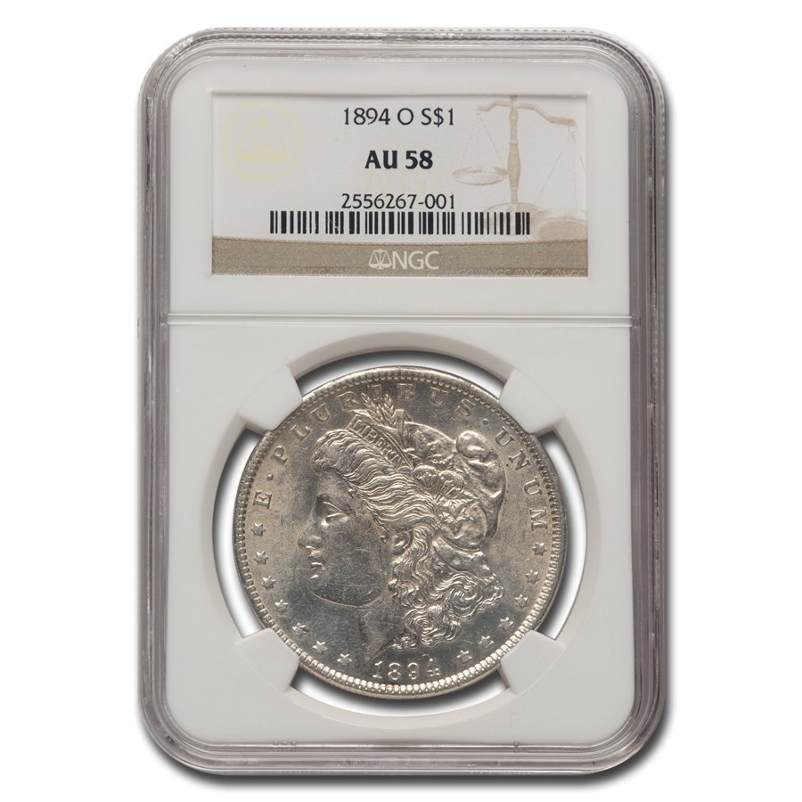1894-O Morgan Dollar AU-58 NGC