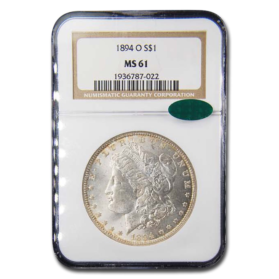1894-O Morgan Dollar MS-61 NGC CAC