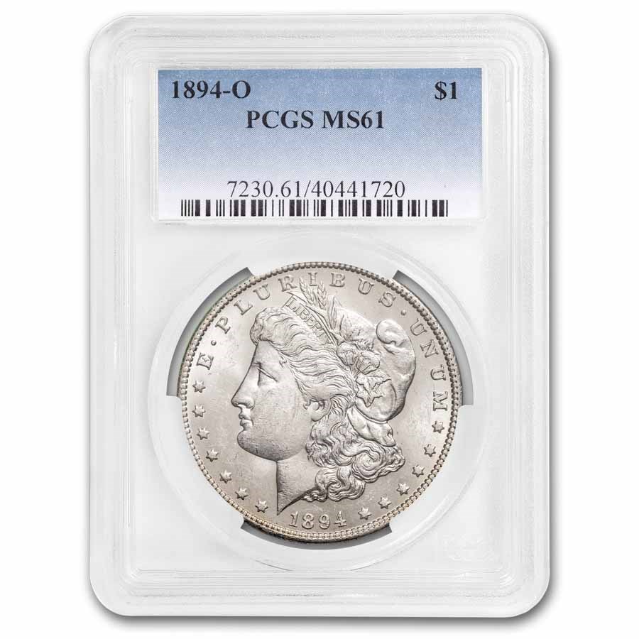 1894-O Morgan Dollar MS-61 PCGS