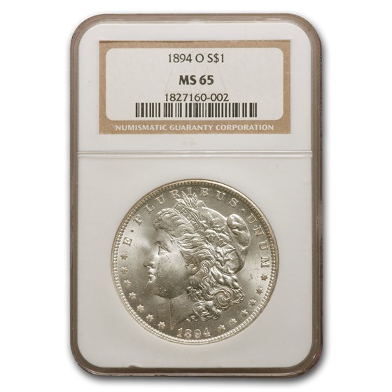 1894-O Morgan Dollar MS-65 NGC 1894-O Morgan Dollar MS-65 NGC