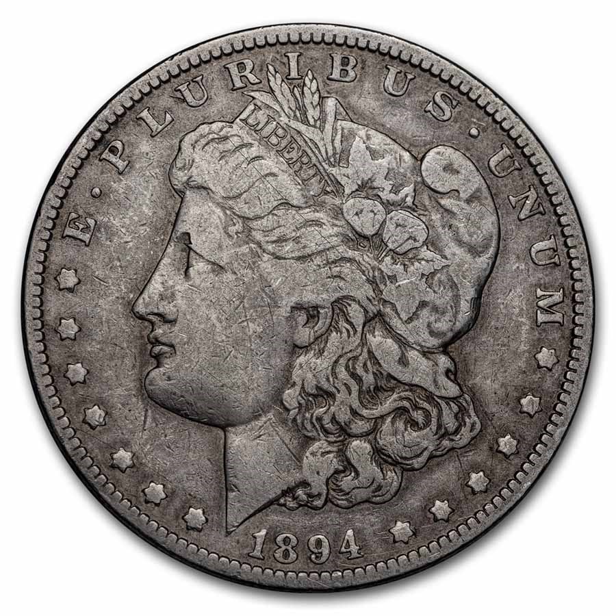 1894-O Morgan Dollar VF (Cleaned)