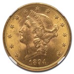 1894-S $20 Liberty Gold Double Eagle MS-63 NGC