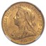 1894-S Australia Gold Sovereign Victoria Veiled Head MS-61 NGC