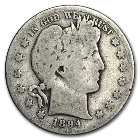 1894-S Barber Half Dollar AG 1894-S Barber Half Dollar AG