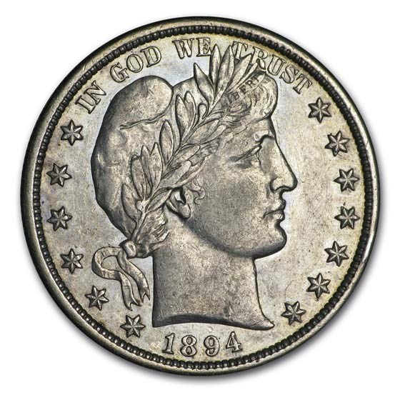 1894-S Barber Half Dollar AU 1894-S Barber Half Dollar AU