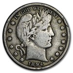 1894-S Barber Half Dollar Fine