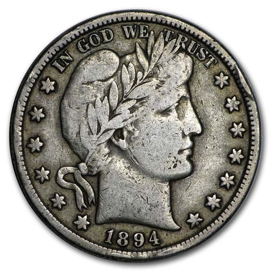 1894-S Barber Half Dollar Fine 1894-S Barber Half Dollar Fine