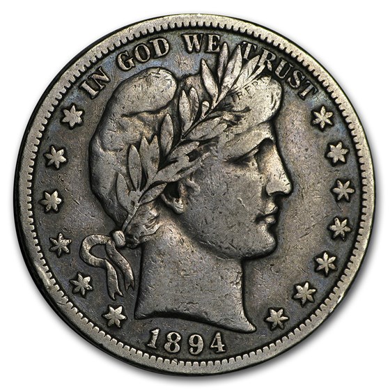 1894-S Barber Half Dollar VF 1894-S Barber Half Dollar VF