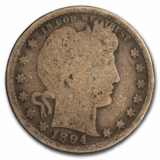 1894-S Barber Quarter AG 1894-S Barber Quarter AG