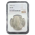 1894-S Morgan Dollar AU-58 NGC