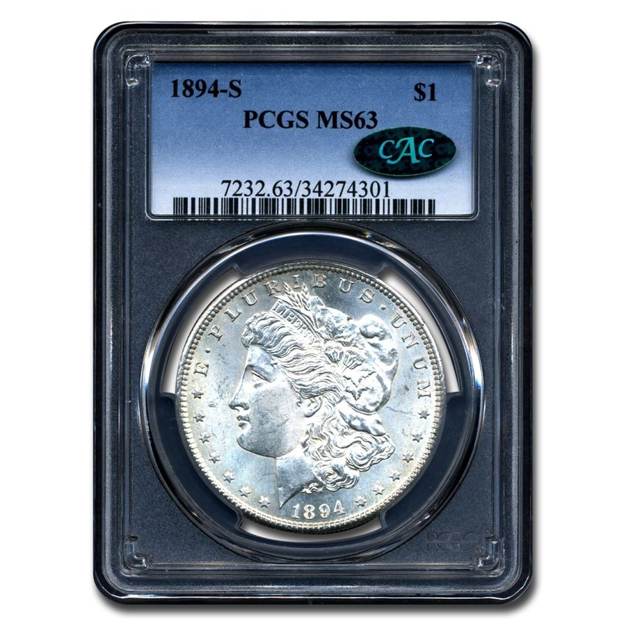 1894-S Morgan Dollar MS-63 PCGS (CAC)